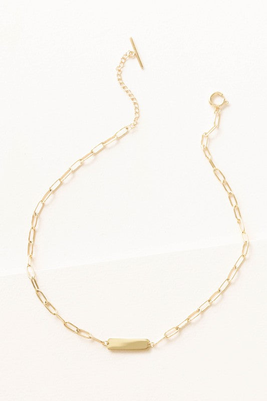 Sofia Plated Chain Necklace