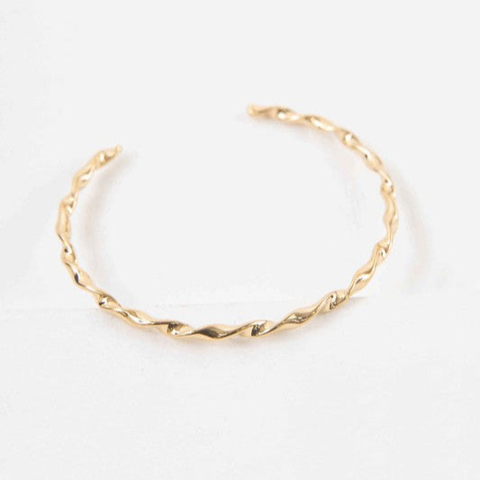 Gold Twisted Bracelet