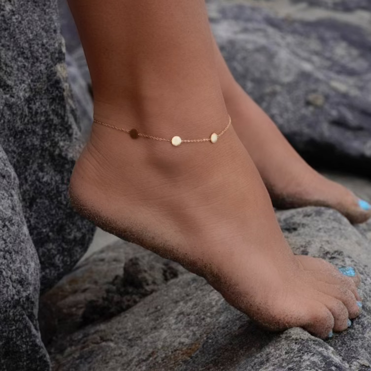 Disc Trio Anklet