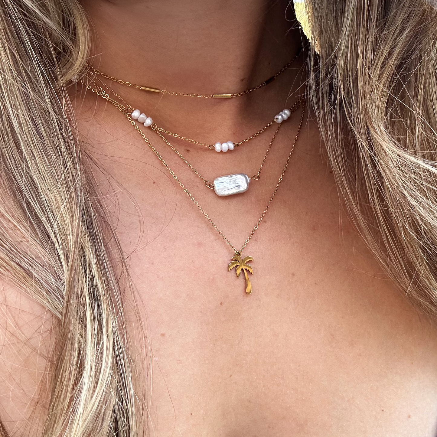 Ocean Pearl Pendant Necklace