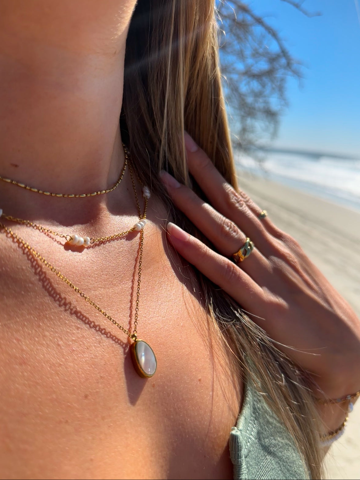 Shimmering Abalone Necklace