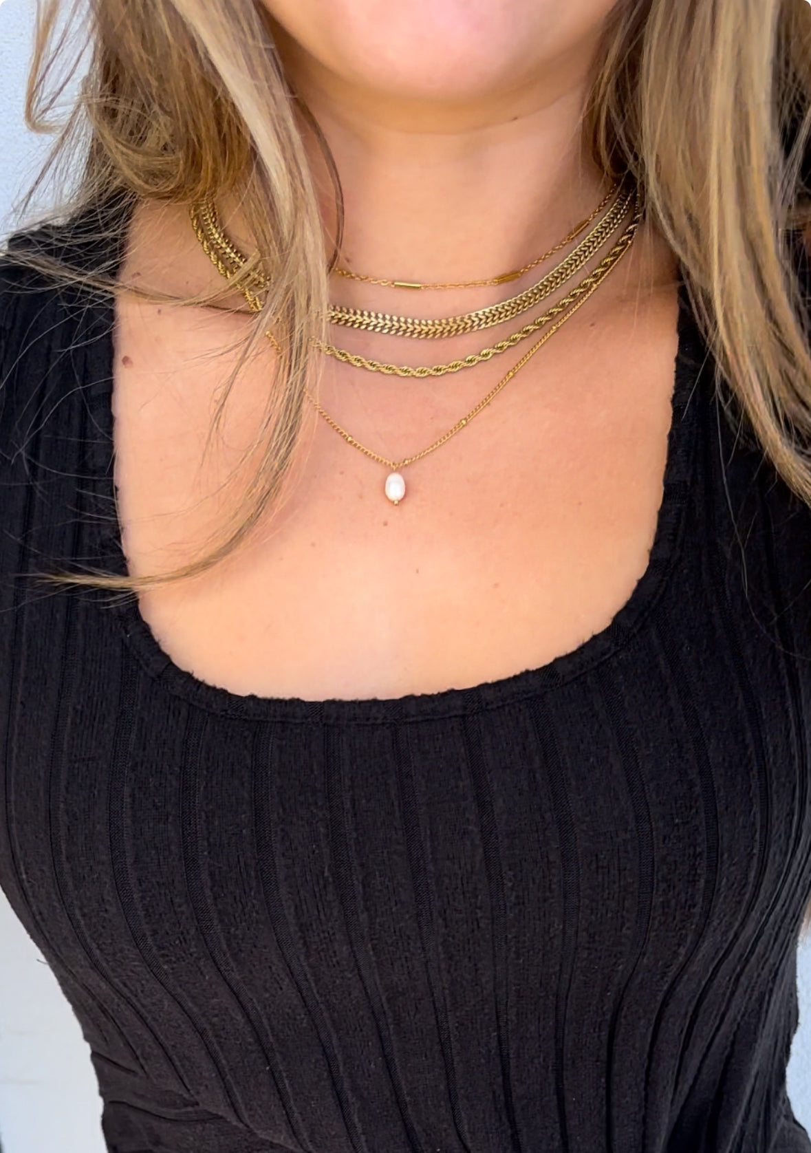 Golden Bars Choker